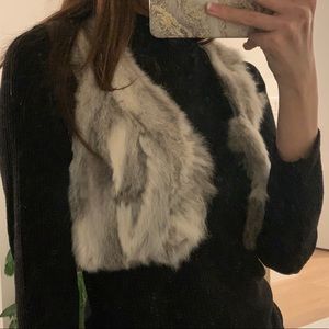 Rabbit fur vest